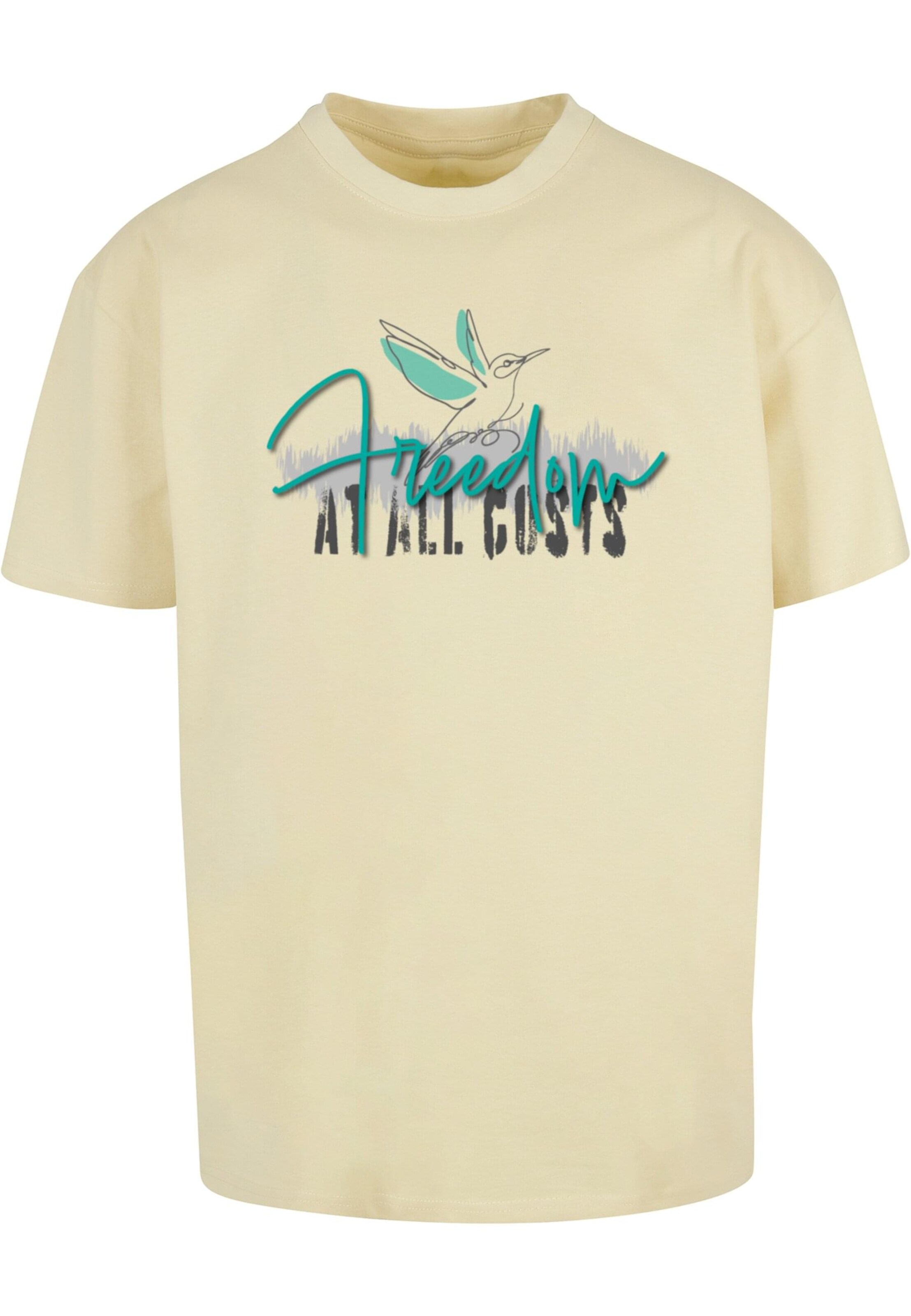 Merchcode Bluser & t-shirts 'Freedom At All Costs' i gul: forside