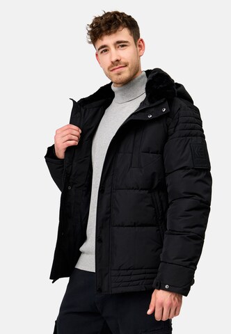 Veste d’hiver 'Blaise' INDICODE JEANS en noir