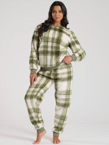 Loungeable Pajama in Green: front