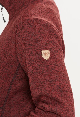 Whistler Athletic Fleece Jacket in Red