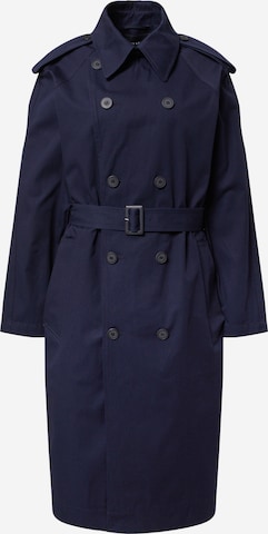 IVY OAK Between-Seasons Coat in Blue: front