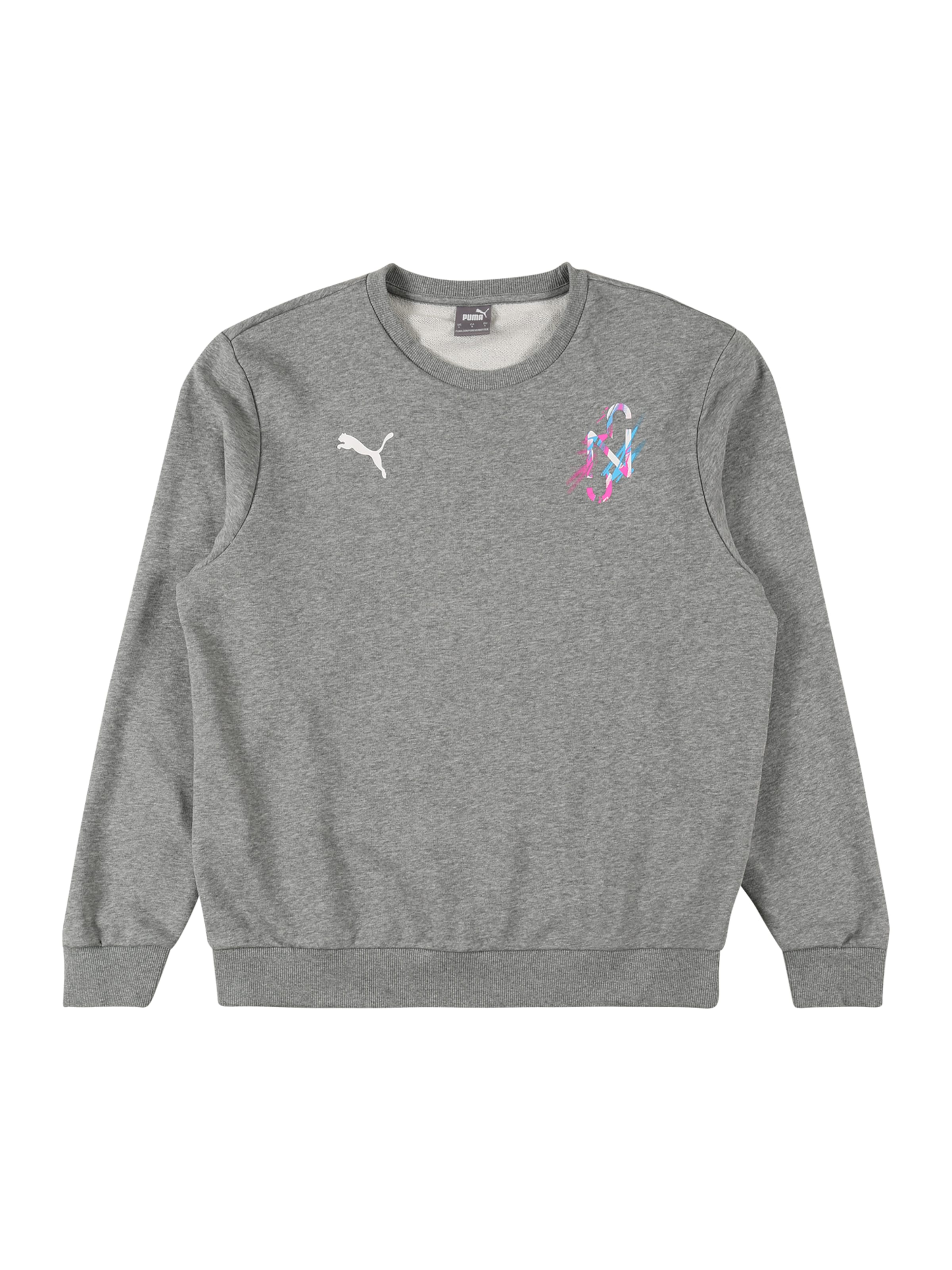 Männer Sportarten PUMA Sweatshirt 'Neymar' in Graumeliert - LB97618