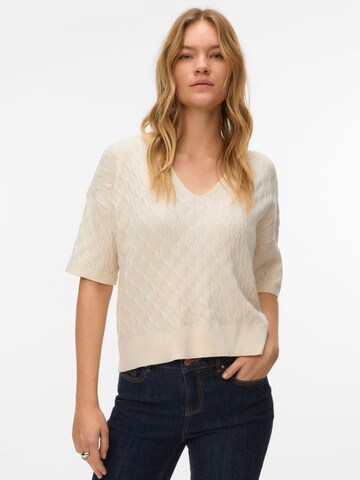 Pull-over 'VMFantastic' VERO MODA en blanc : devant