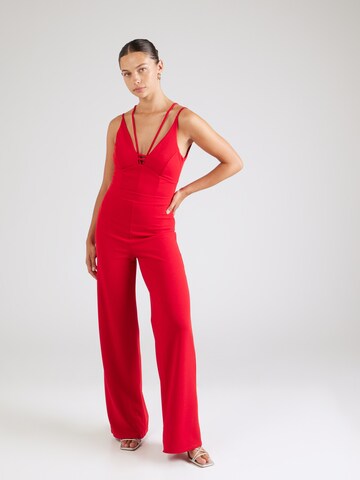 Lipsy Jumpsuit in Red: front