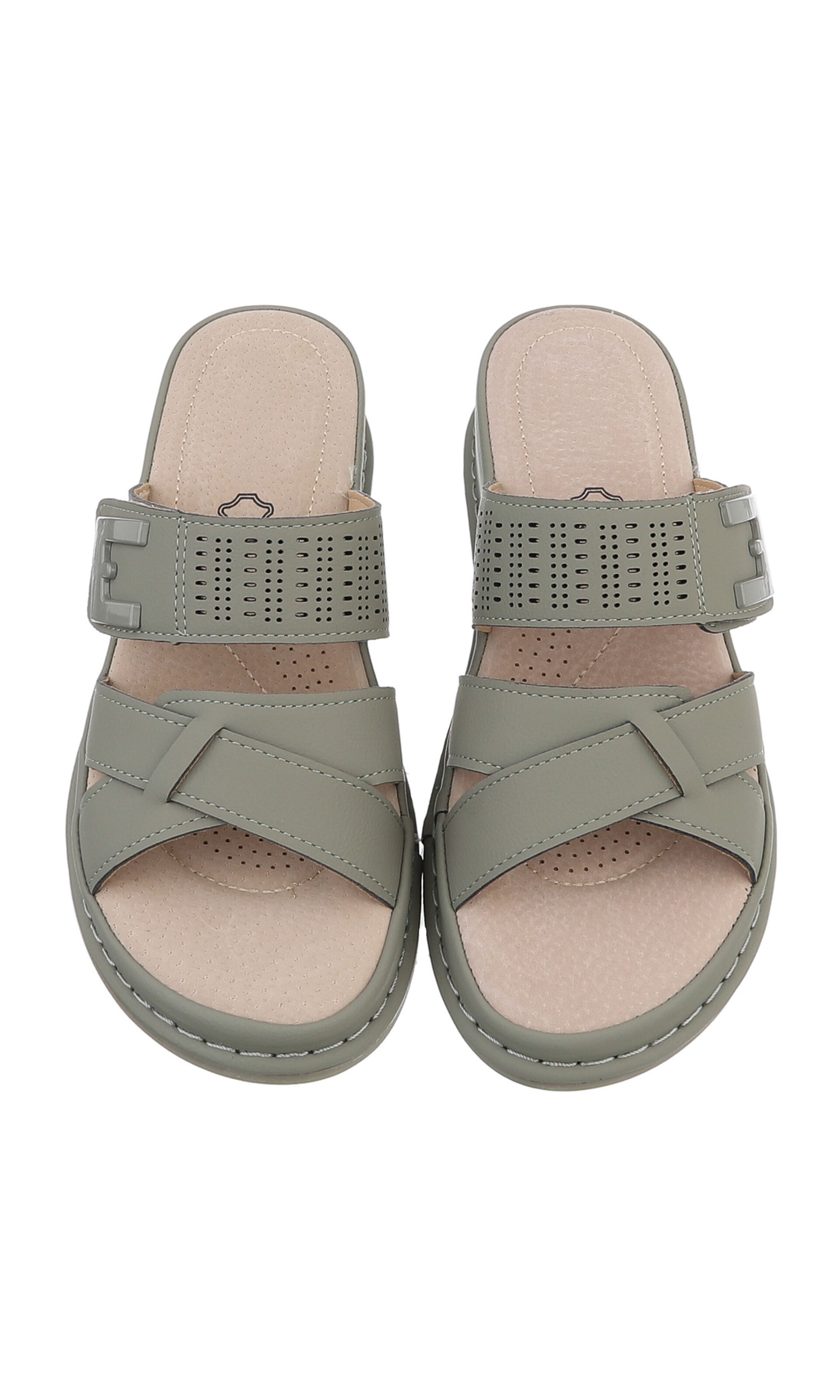 Ital-Design Mules in Green