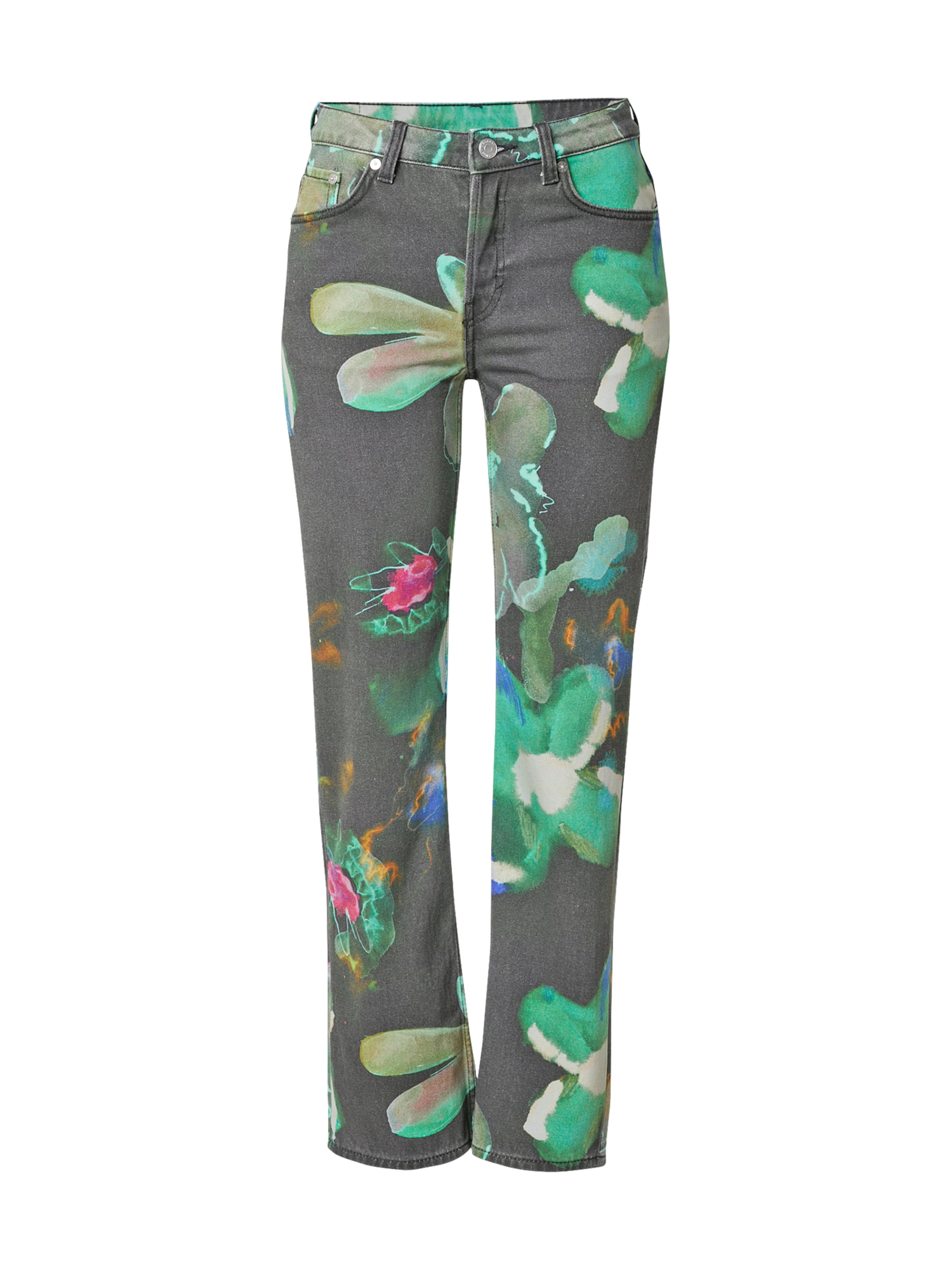 Regular Pantalon WEEKDAY en mélange de couleurs : devant