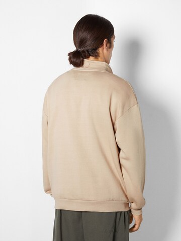 Sweat-shirt Bershka en beige