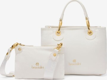 Braccialini Handtasche 'Beth Puffy' in Weiß: Vorderseite