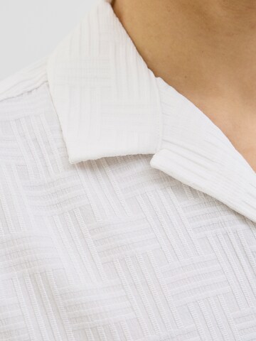 JACK & JONES Comfort fit Koszula 'JJEMatteo' w kolorze biały