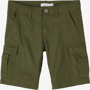 Pantalon 'Ryan' NAME IT en vert : devant