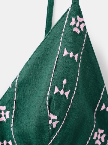 MANGO TEEN Letní šaty 'Tejo' – zelená