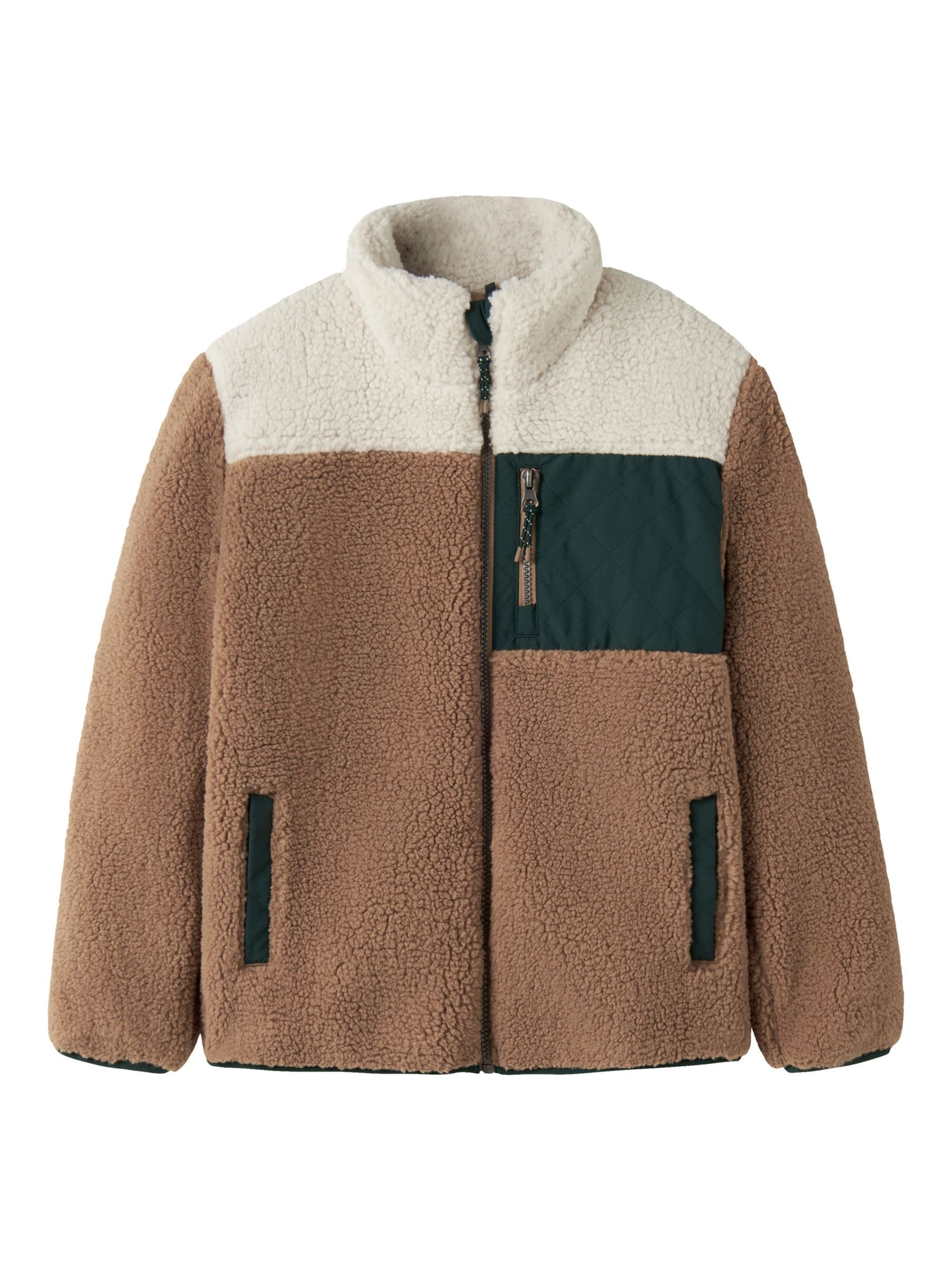 NAME IT Bluza polarowa 'NKMMacey' w kolorze brązowy: przód