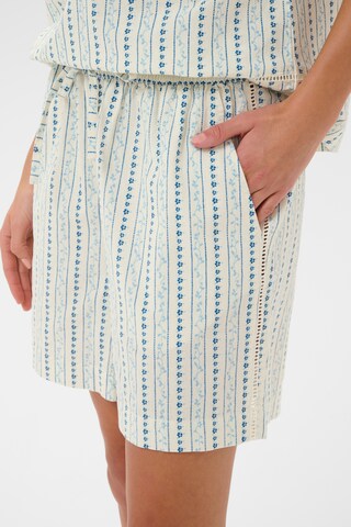 SAINT TROPEZ Loose fit Trousers 'SZRaja' in White