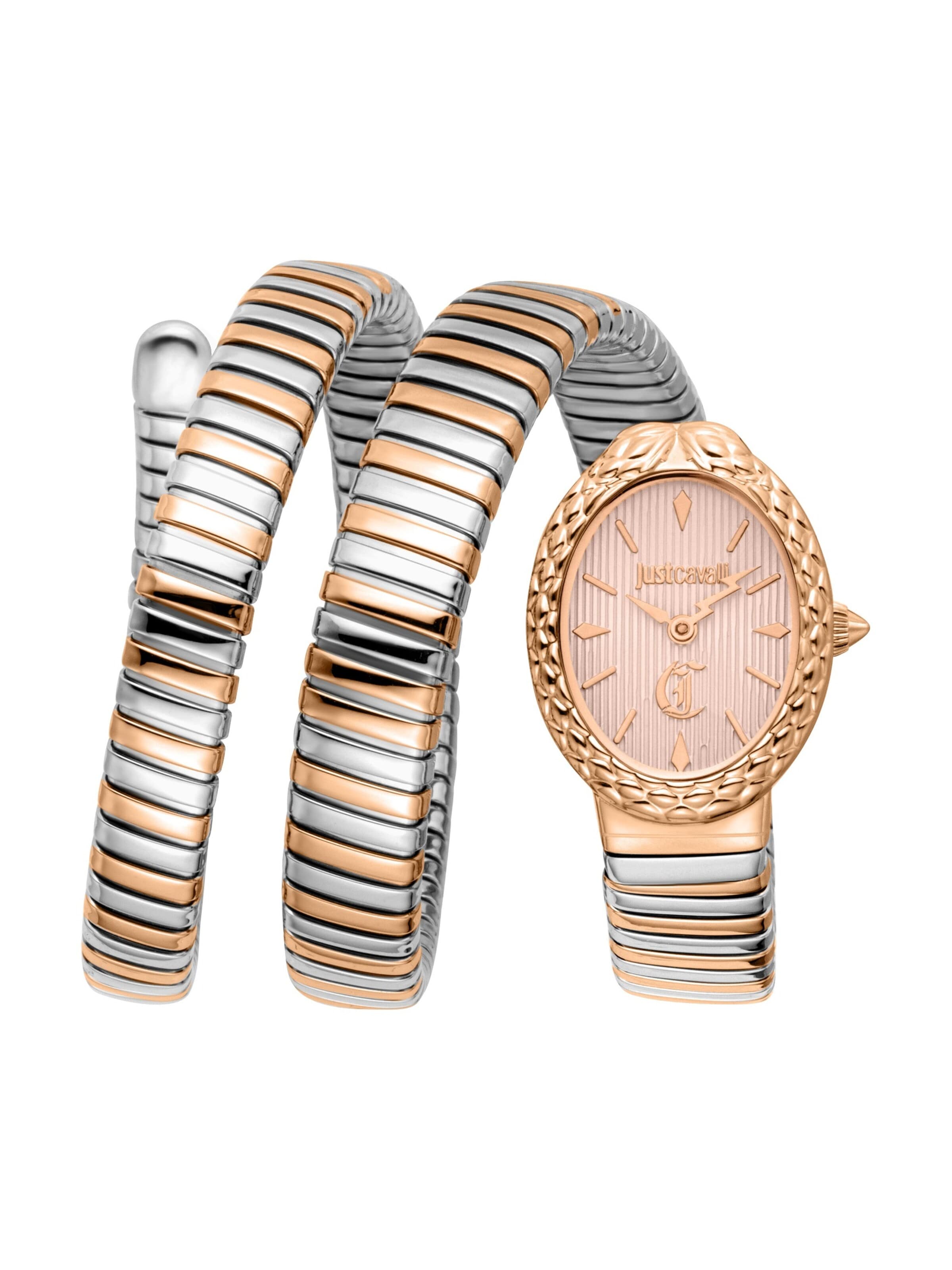 Just Cavalli Analog Watch 'Sognia' in Gold: front