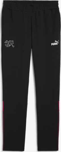 PUMA Sportbroek in de kleur Bloedrood / Zwart / Wit, Productweergave