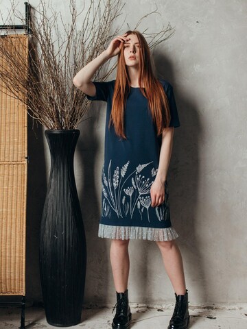 RADADA Jurk 'MEADOW' in Blauw