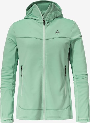 Veste en polaire fonctionnelle 'Milagle' Schöffel en vert : devant