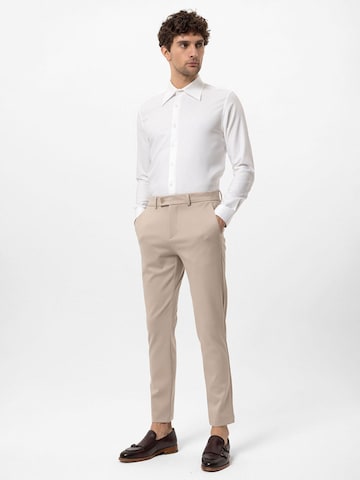 Slimfit Pantaloni chino 'Castries' di Antioch in beige