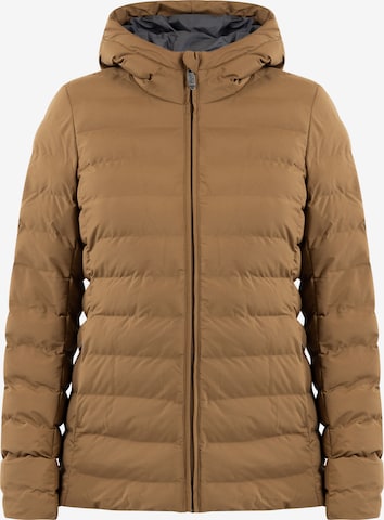 Veste d’hiver usha BLUE LABEL en marron : devant