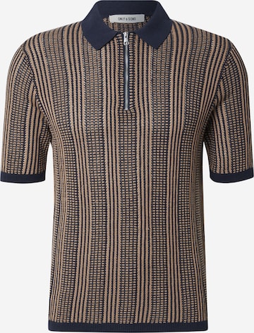 Only & Sons Pullover 'ONSKETIL' in Blau: Vorderseite