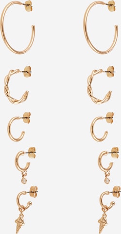 Boucles d'oreilles 'BELLA' PIECES en or : devant