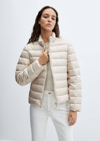 MANGO Jacke 'Plumi' in Beige: predná strana