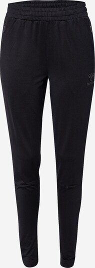 Pantaloni sport Hummel pe negru / argintiu, Vizualizare produs
