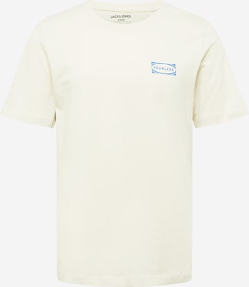 T-Shirt JACK & JONES en beige : devant