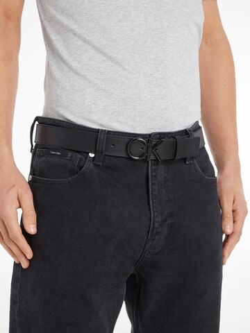 Ceinture Calvin Klein en noir : devant