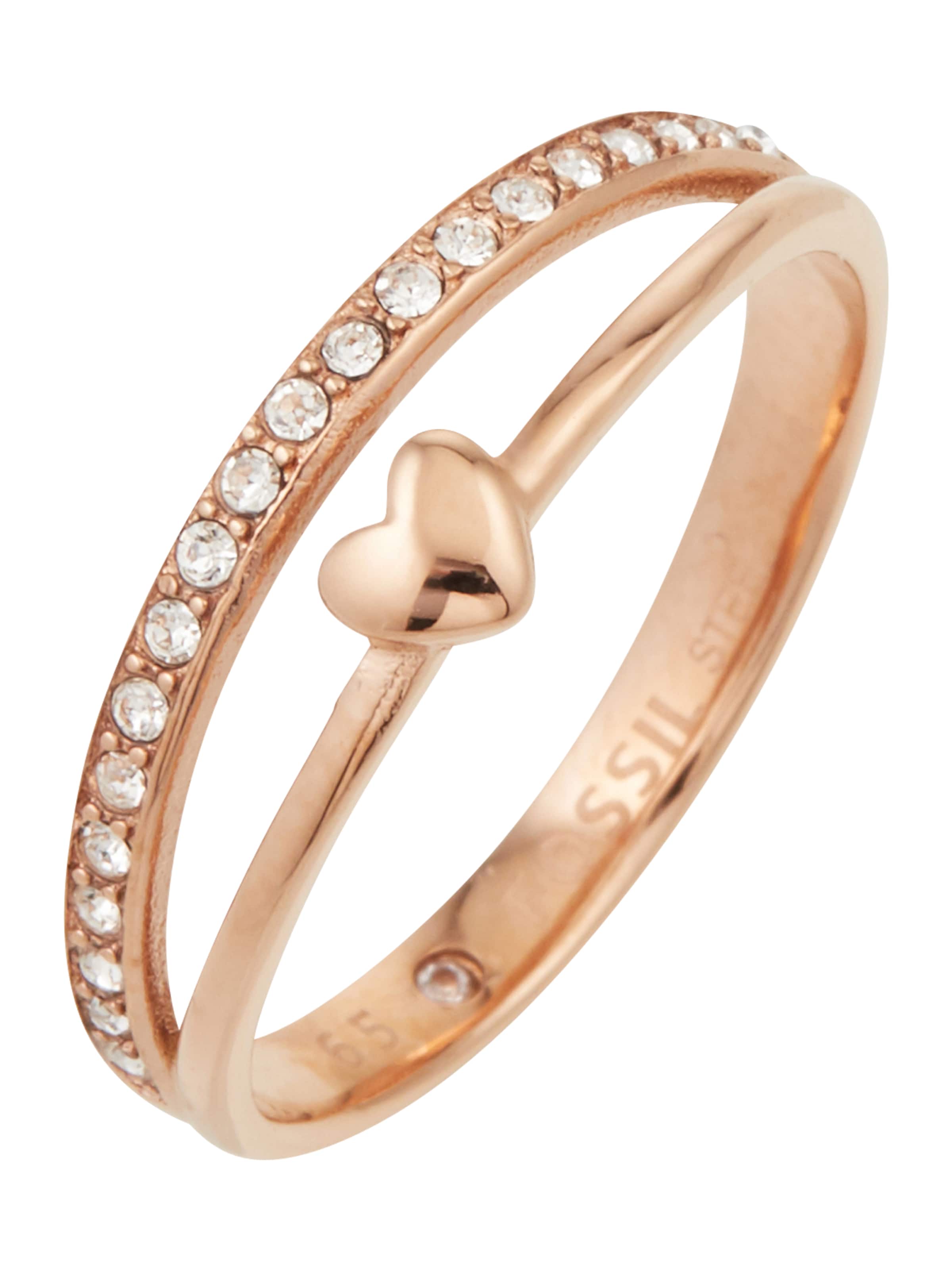 Frauen Schmuck FOSSIL Ring in Rosegold - AU36168