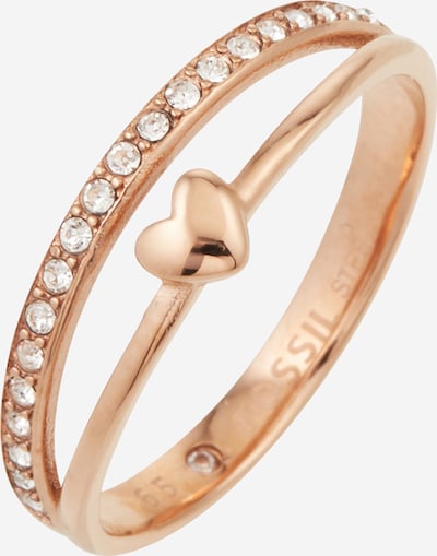 FOSSIL Bague 'Hearts To You ' en or rose, Vue avec produit