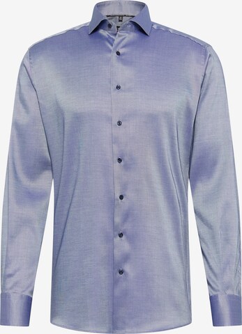 ETERNA Slim fit Button Up Shirt in Blue: front