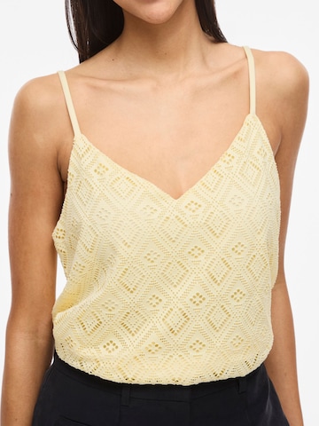 VILA Top 'VINusa' in Yellow