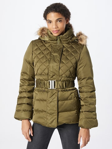GUESS Winter Jacket 'LAURIE' in Green: front