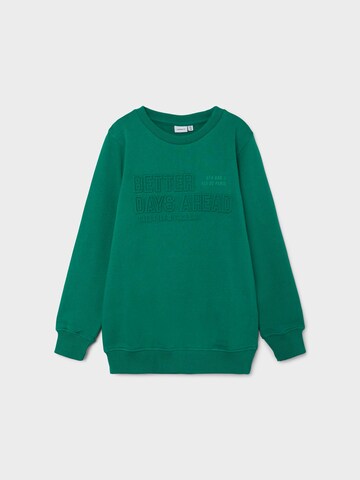 NAME IT Sweatshirt 'SAJESPER' in Green