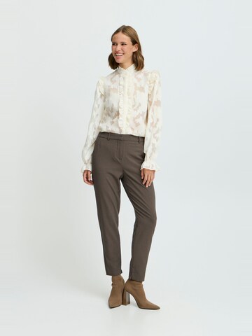 b.young - Blusa 'Flor' em bege