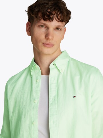 Coupe regular Chemise TOMMY HILFIGER en vert