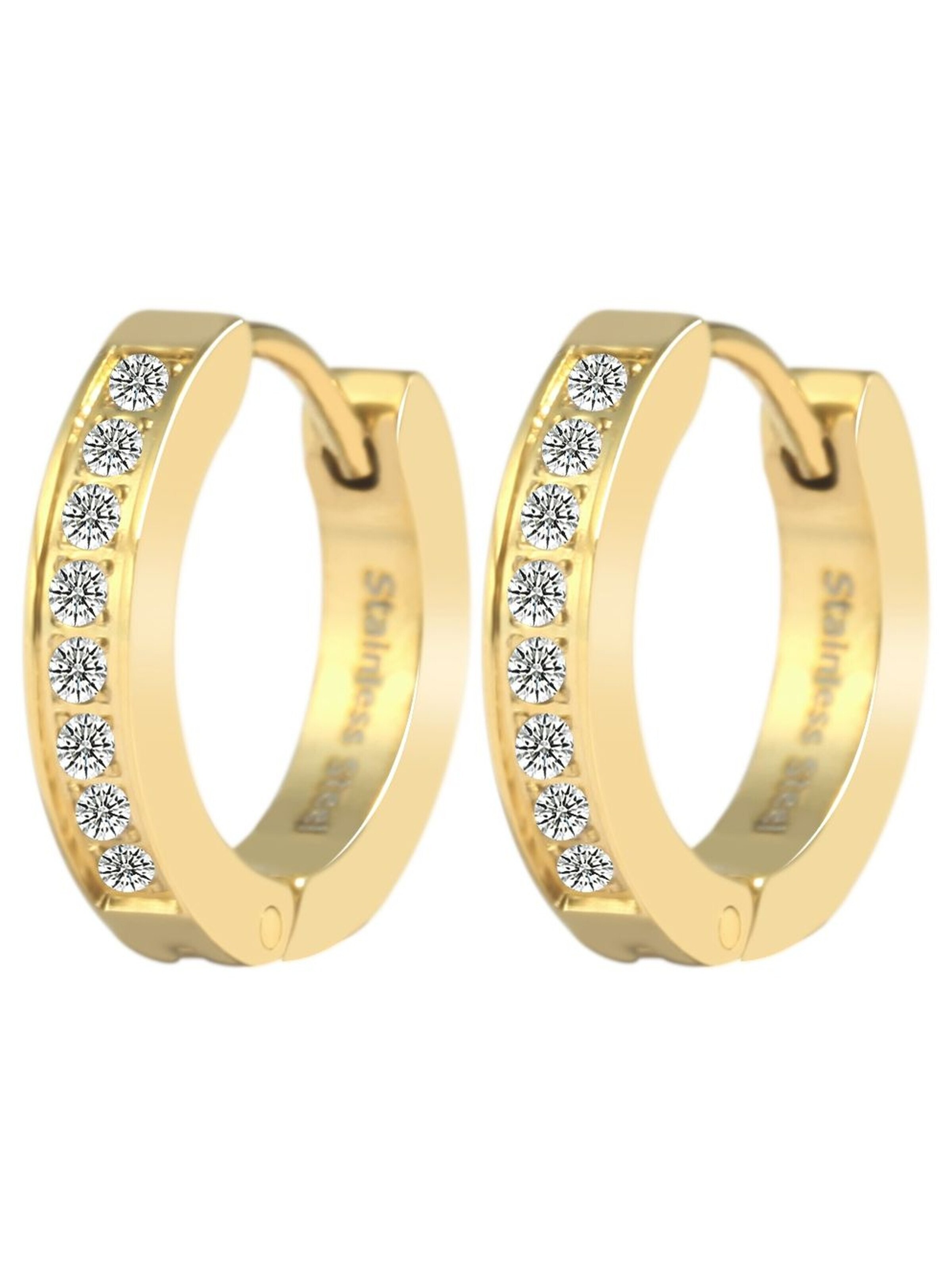 Akzent Earrings 'Finda, hautverträglich' in Gold