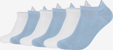 camano Sokken in Blauw: voorkant