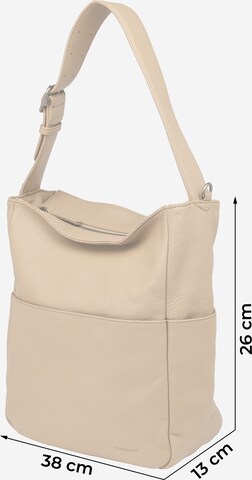 FREDsBRUDER - Bolso de hombro 'Bandolin' en beige