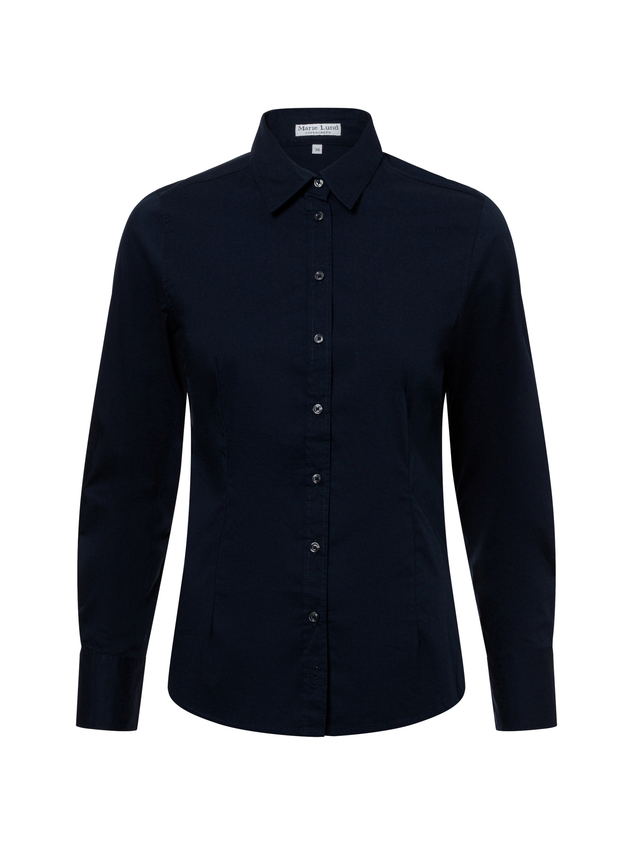Marie Lund Blouse in Blauw: voorkant