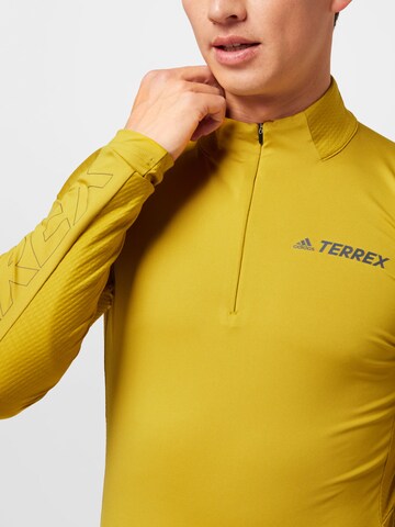 ADIDAS TERREX Funktionsshirt 'Xperior' in Gelb