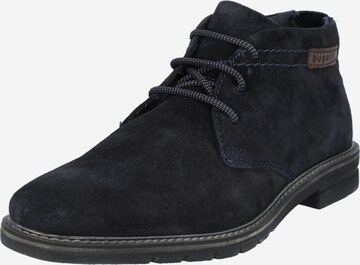 bugatti Chukka Boots in Blauw: voorkant