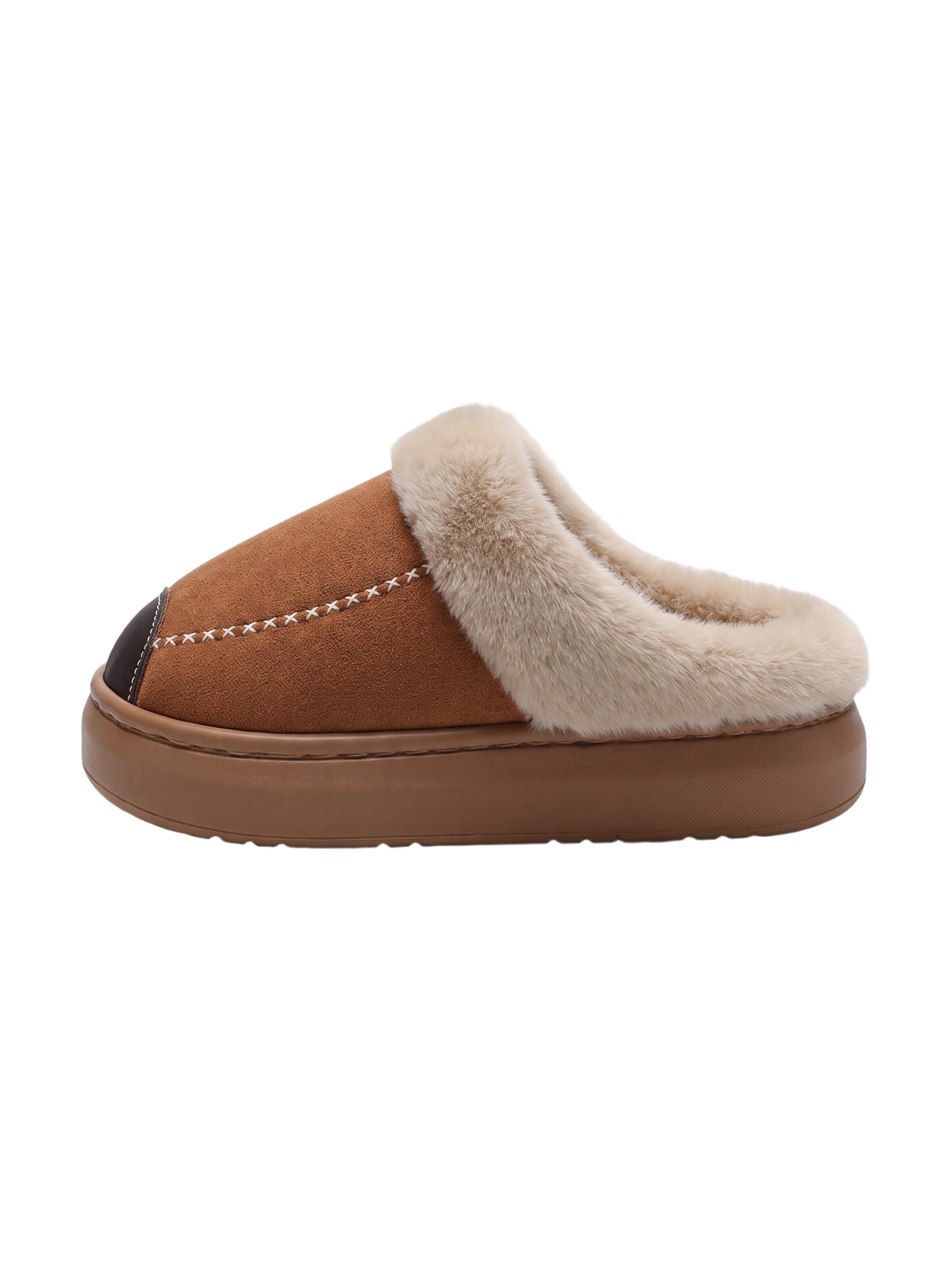 BONVERANO Slippers in Brown: front