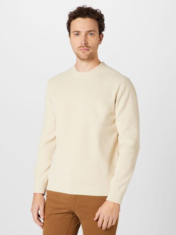 NN07 Sweter 'Danny 6429' w kolorze beżowy: przód