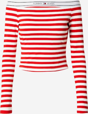 Tommy Jeans - Camiseta en rojo: frente