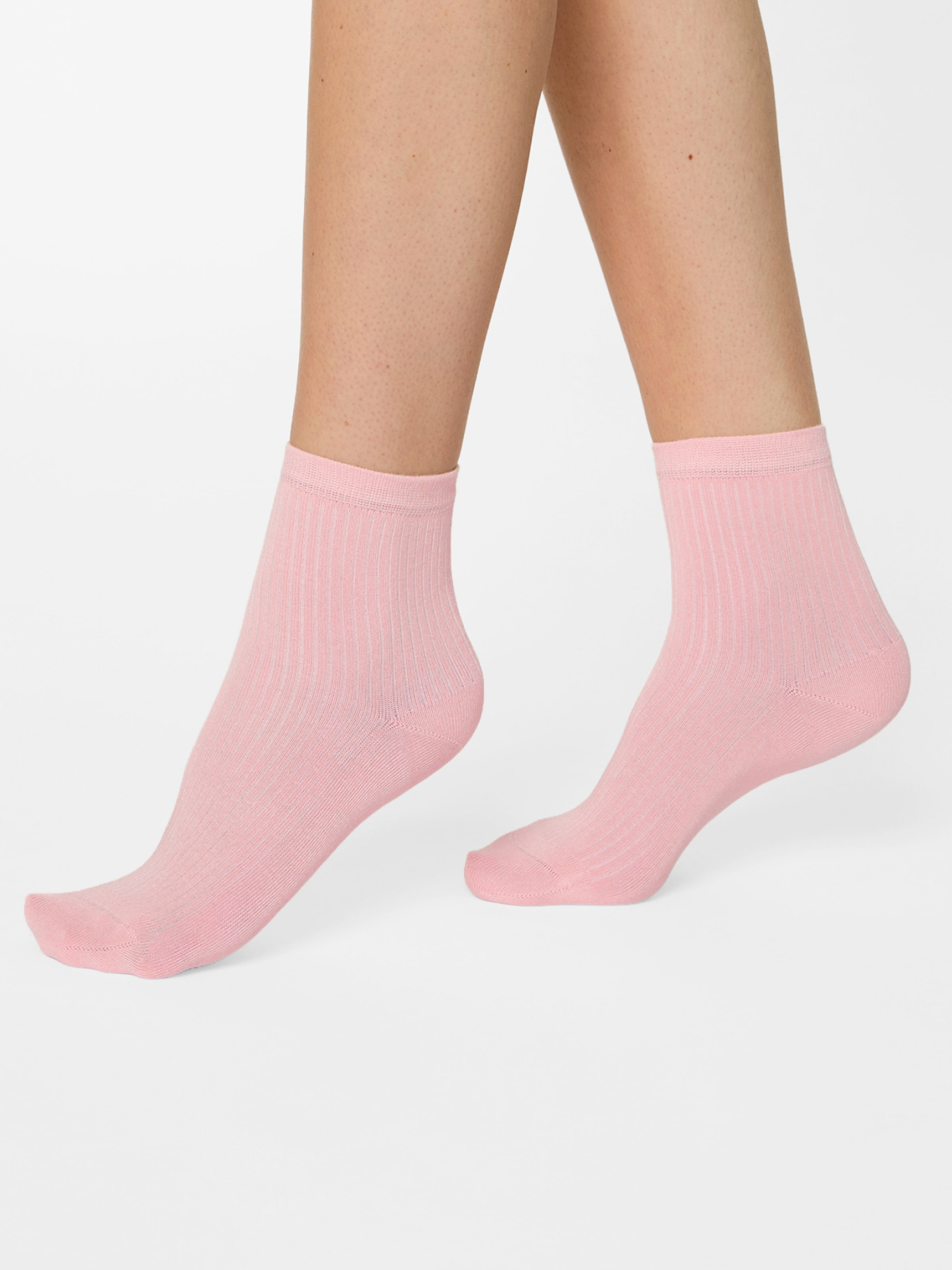 Nur Die Basicsocken ' Premium Soft Modal ' in Pink: Vorderseite