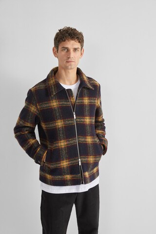 SELECTED - Chaqueta de entretiempo 'Marlon' en azul: frente