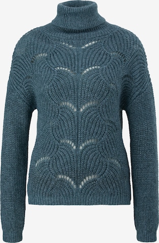 Pull-over QS en bleu : devant