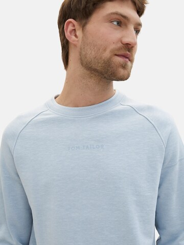 TOM TAILOR Sweatshirt in Blau